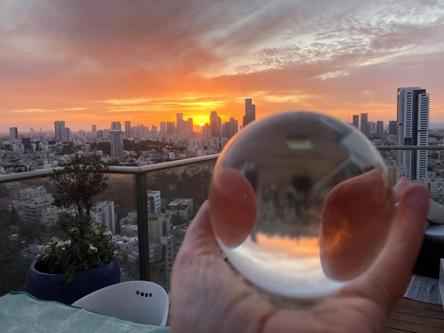 Beautiful Penthouse W/Amazing View, Prime Location Ramat Gan Exterior foto