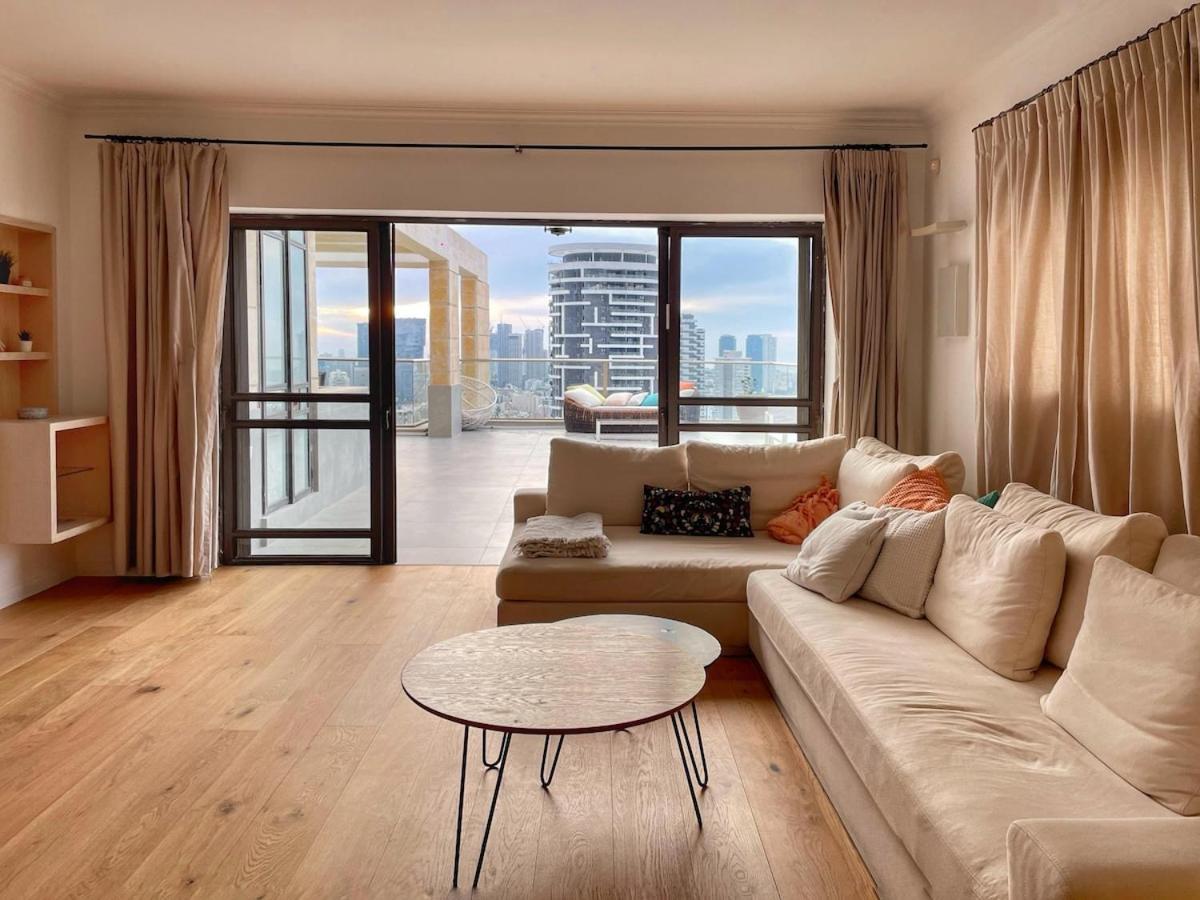 Beautiful Penthouse W/Amazing View, Prime Location Ramat Gan Exterior foto